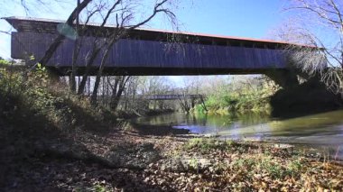 Kentucky, ABD 'deki Eski Şehir Kapalı Köprü