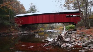 ABD Pennsylvania 'daki Josiah Hess Kapalı Köprüsü