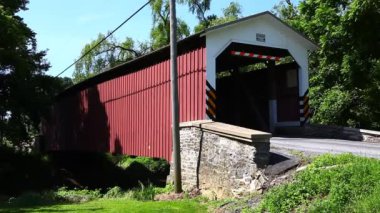 Pennsylvania 'daki Lime Valley Kapalı Köprüsü, ABD