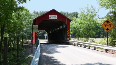 Pennsylvania, ABD 'de Kuzey Doğu Kapalı Köprü