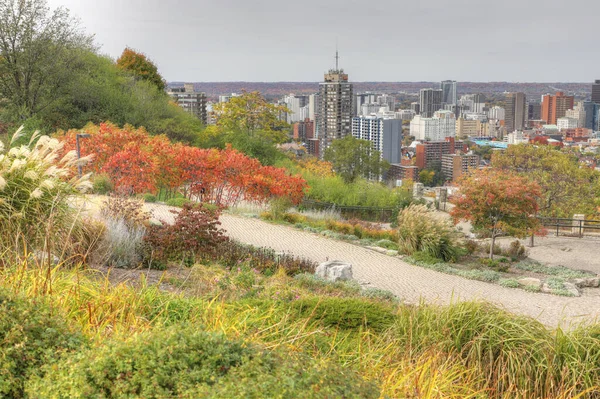 秋天安大略省汉密尔顿的一幅多彩的景象 — 图库照片