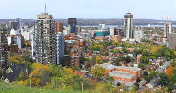 Eine Antenne Von Hamilton Kanada Herbst — Stockfoto