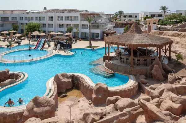 Férias no Egito. Férias de verão em Sharm El Sheikh. O mar vermelho egípcio — Fotografia de Stock