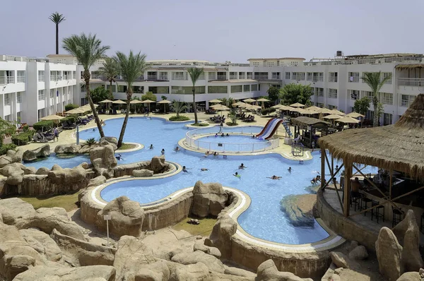 Férias no Egito. Férias de verão em Sharm El Sheikh. O mar vermelho egípcio — Fotografia de Stock