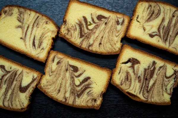Tort Ciocolată Albă Dulce Masă — Fotografie, imagine de stoc
