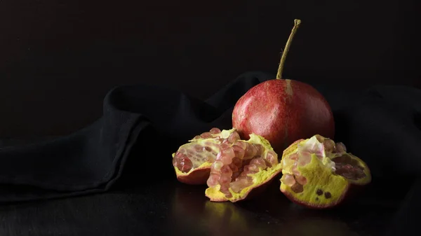 Pomegranate Passion Fruit Antioxidant Delicious Healthy — Stock Photo, Image