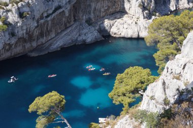 Calanque d 'En-Vau (Cassis, Fransa)