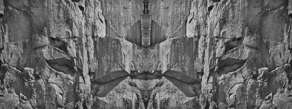 Тёмно Серый Гранж Фон Черно Белый Каменный Фон Гранж Баннер — стоковое фото