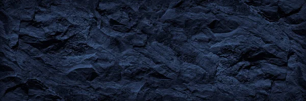 Tmavě Modré Pozadí Izolovaná Skalní Textura Námořně Modrý Prapor Drsnou — Stock fotografie