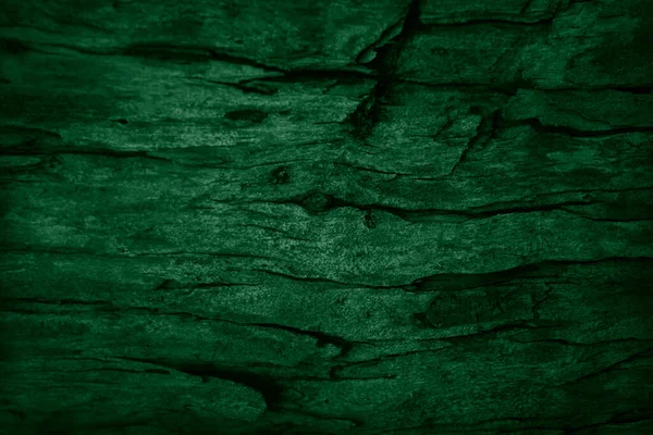Textura Madeira Velha Tonificada Musgo Uma Superfície Madeira Verde Escuro — Fotografia de Stock