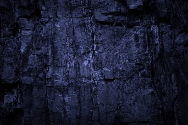 Textura Pedra Afiada Fundo Rocha Azul Preto Detalhe Fundo Escuro — Fotografia de Stock