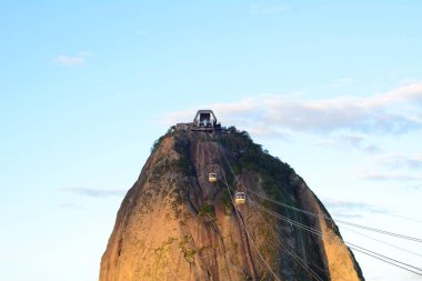 Sugar Loaf Dağı teleferik, Rio de Janeiro, Brezilya için.