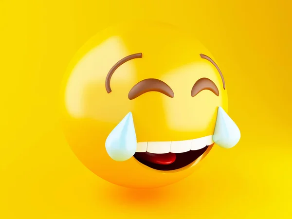 Illustration Emoji Ikoner Med Ansiktsuttryck Sociala Medier Koncept — Stockfoto