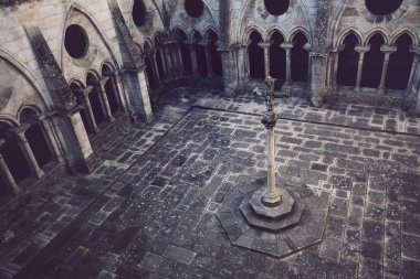 Cloister Katedrali Porto, Portekiz.