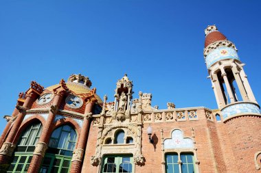 Güzel Sant Pau Hastanesi şehrin Barcelona, İspanya.