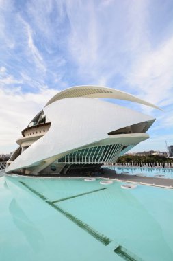 Valencia; İspanya - 4 Nisan 2017: Şehir Sanat ve Bilimler Valencia, İspanya.