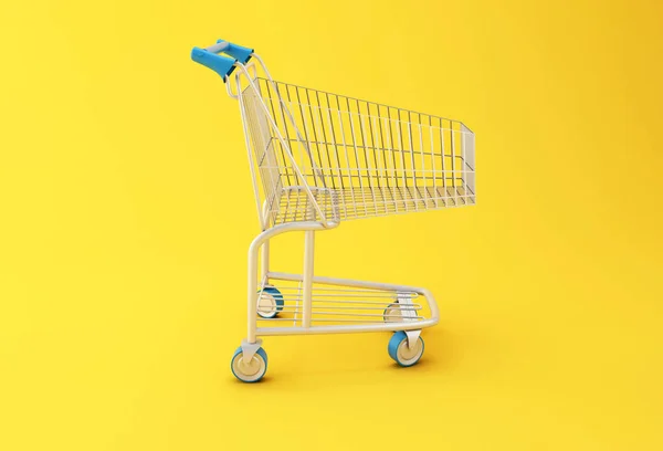 3D alışveriş sepeti — Stok fotoğraf