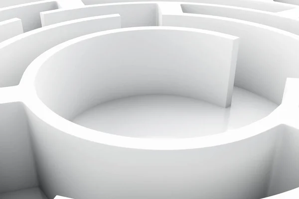 3D labyrint.. Affärs idé. — Stockfoto