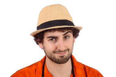 Komik bir tabir olan adam.