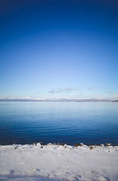 Kilátás a gyönyörű Ushuaia télen. — Stock Fotó