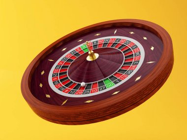 3D casino rulet tekerleği. Kumar Oyunları.