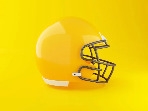 3d capacete de futebol americano. Conceito de desporto . — Fotografia de Stock