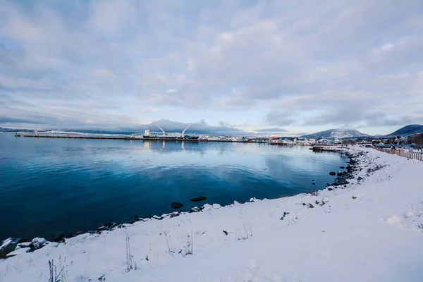 Vista da bela Ushuaia no inverno . — Fotografia de Stock