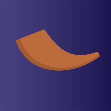 Shofar'ın düz simgesi