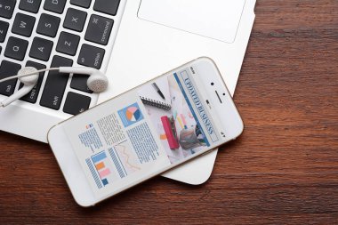 Şirketin büyüme ile ilgili istatistikleri ile Smartphone