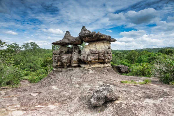 Bella Formazione Rocciosa Nel Phu Pha Thoep National Park Provincia — Foto Stock