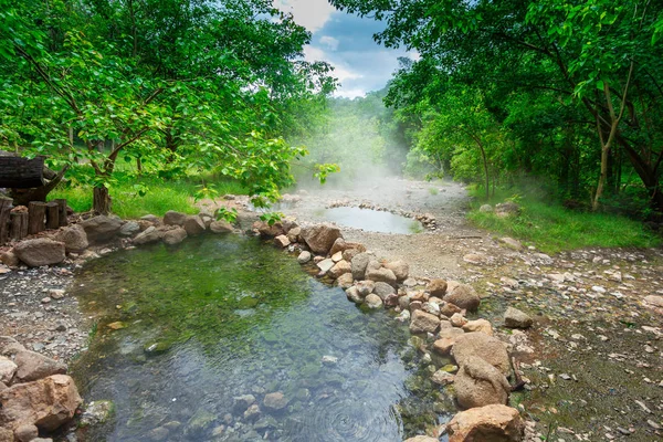 Aguas termales Tha Pai; Tailandia Fotos de stock libres de derechos