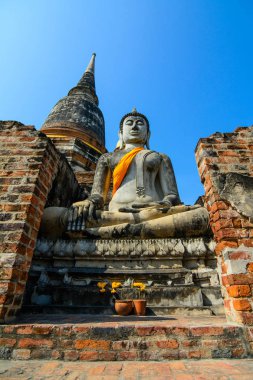 Büyük Buda heykelinin arkeolojik Ayutthaya, Tayland.