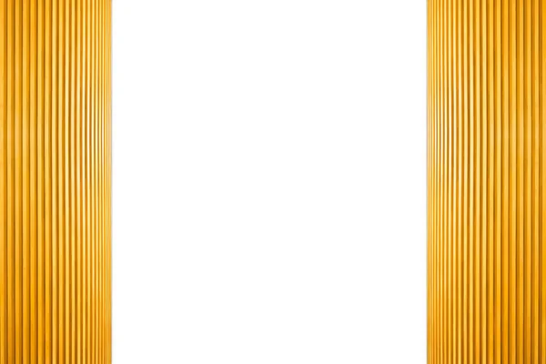 Çerçeve ışık kahverengi ahşap izole beyaz arka plan üzerinde.