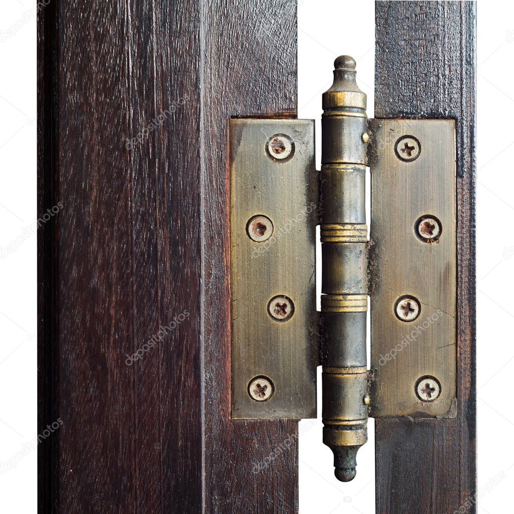Door hinges with Wooden.