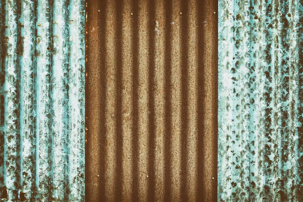 Rusted zinc roofing sheet textures, vintage color tone.