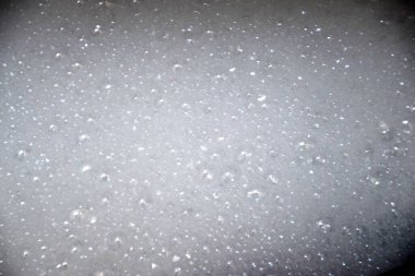 Banyoda köpük. Yakın çekim.