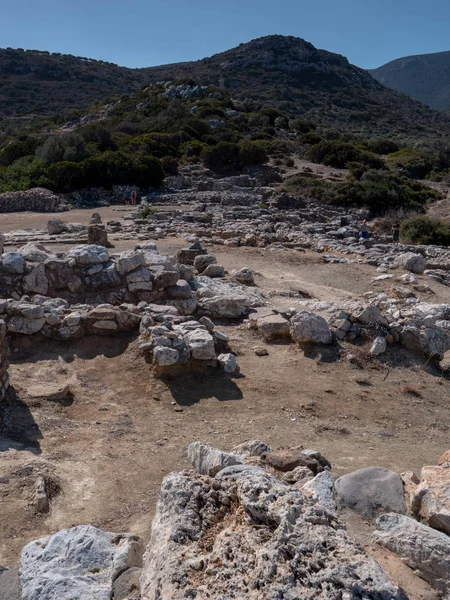 Ancient Remains Dorian City State Lato Crete — Stock Photo, Image