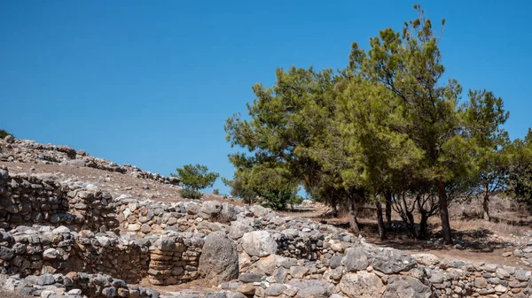 Ancient Remains Dorian City State Lato Crete — Stock Photo, Image