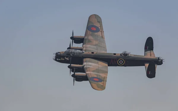 Biggleswade Mai 2018 Ein Avro Lancaster Oldtimer Aus Dem Zweiten — Stockfoto