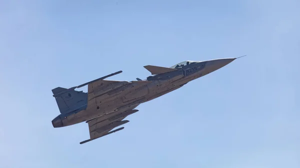 Saab Jas 39 Gripen 战斗机 — 图库照片