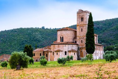 Sant'Antimo Abbey Toskana, İtalya