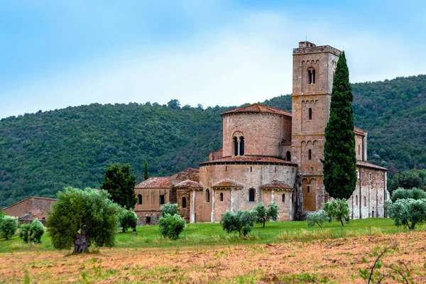 Abbazia Sant Antimo Toscana — Foto Stock