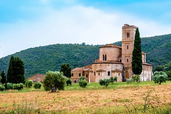 Abadía Sant Antimo Toscana Italia —  Fotos de Stock