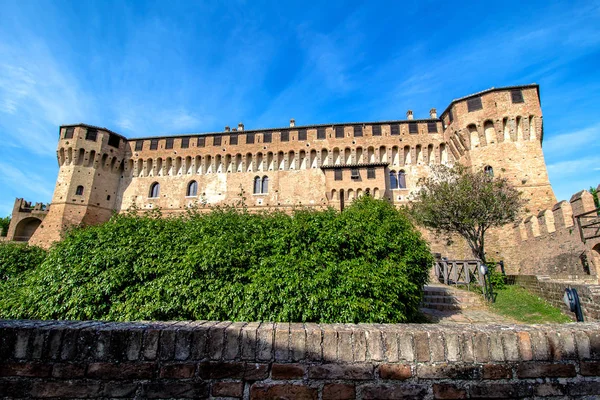 Die Burg Gradara Eine Mittelalterliche Festung Der Stadt Gradara Marche — Stockfoto