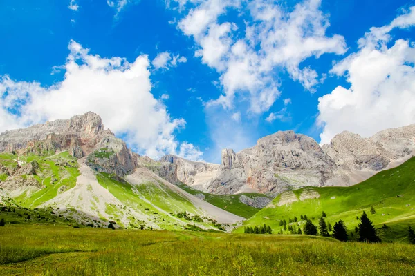 Fuciade Valley San Pellegrino Pass Italian Dolomites — Stock Photo, Image