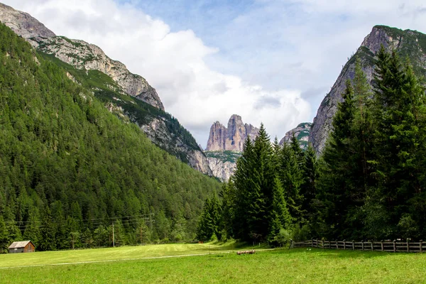 Beautiful View Three Peaks Lavaredo Italy — Stock Photo, Image