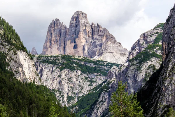 Hermosa Vista Los Tres Picos Lavaredo Italia — Foto de Stock