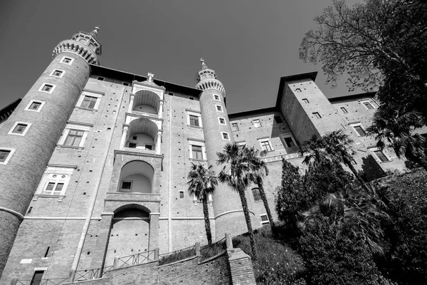 Palazzo Ducale Urbino Italia Tratta Edificio Rinascimentale Elencato Come Patrimonio — Foto Stock
