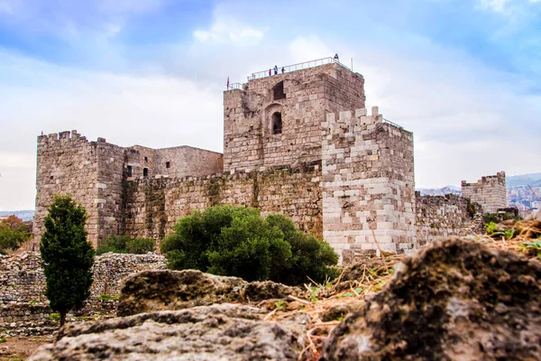 Byblos Castle Castello Crociato Byblos Libano — Foto Stock