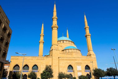 Mohammad Al-Amin Camii, Beyrut, Lübnan için mavi Camisi